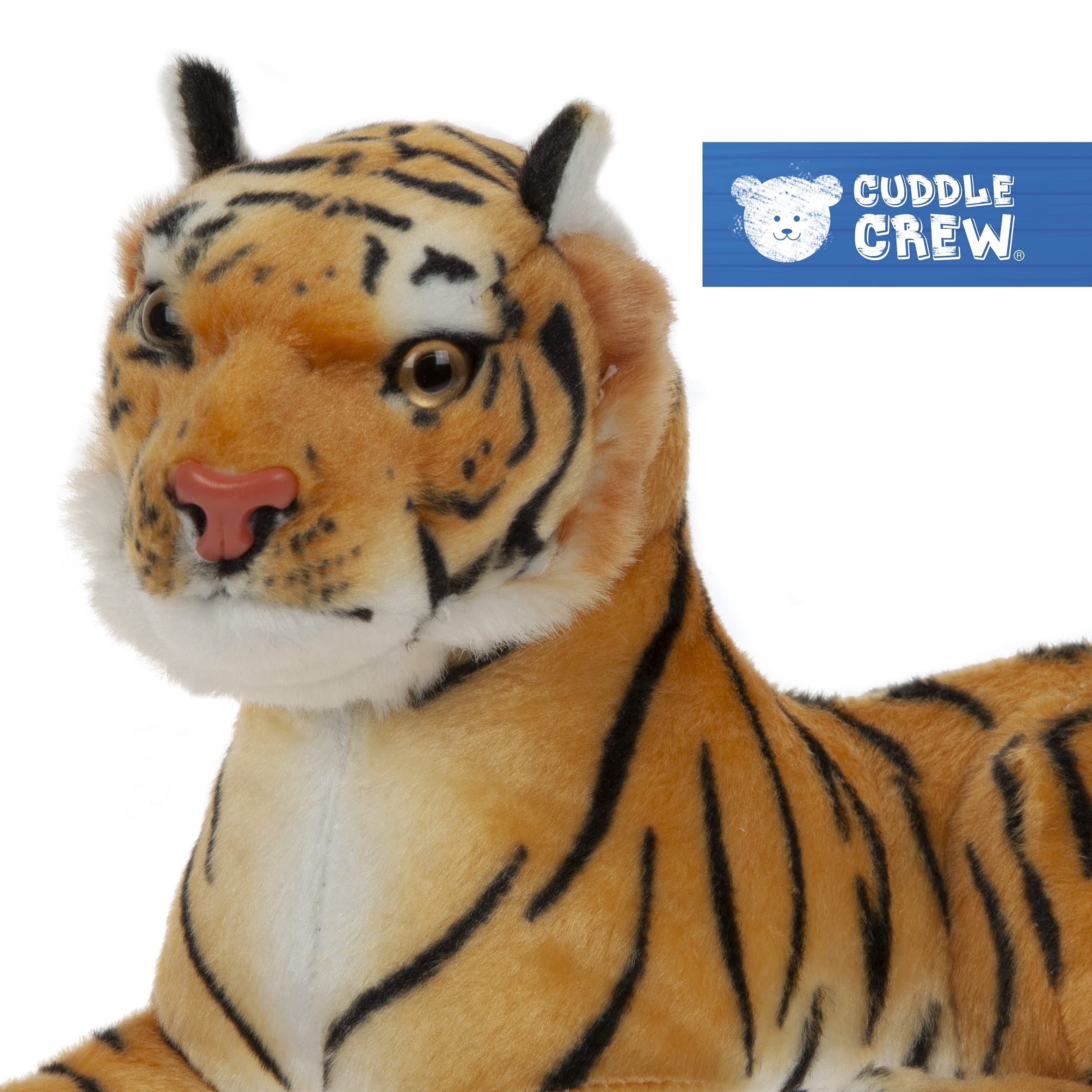 Moulded Head Orange Tiger Plush Toy, 40cm - Image 2