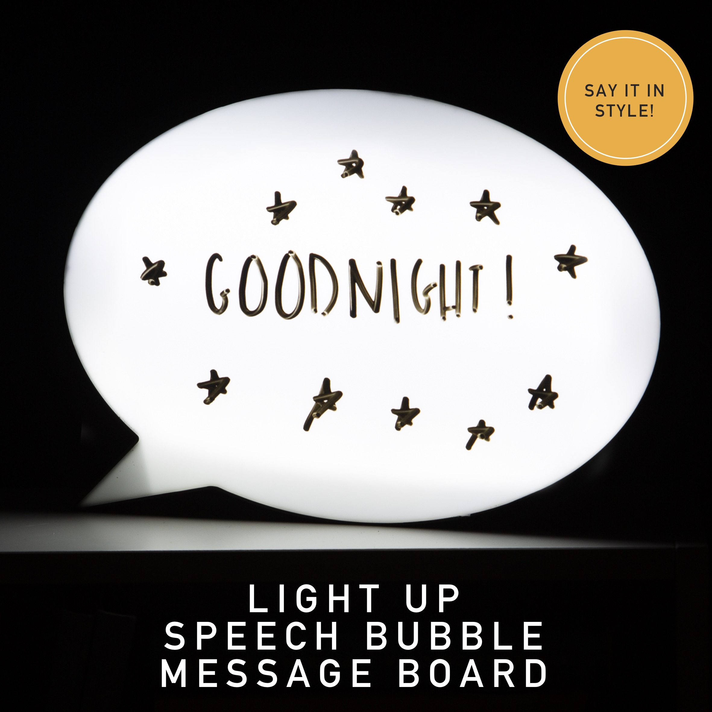 Light Up Speech Bubble Light Box - Image 2